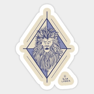 Lion Crest Sticker